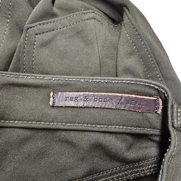 Rag & Bone  Ponte Stretch Olive Pants Size 26 - Picture 6 of 9